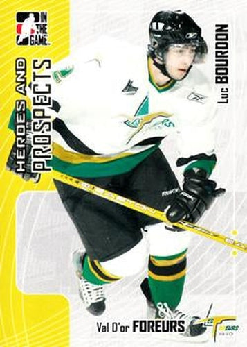 #139 Luc Bourdon - Val d'Or Foreurs - 2005-06 In The Game Heroes and Prospects Hockey