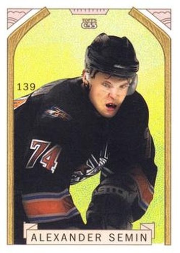 #139 Alexander Semin - Washington Capitals - 2003-04 Topps C55 Hockey