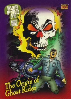 #139 The Origin of Ghost Rider - 1993 SkyBox Marvel Universe