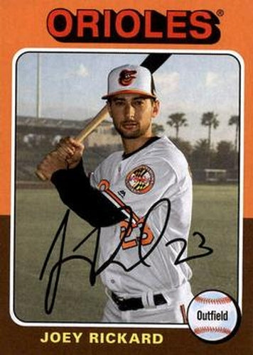 #139 Joey Rickard - Baltimore Orioles - 2019 Topps Archives Baseball
