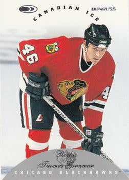 #139 Tuomas Gronman - Chicago Blackhawks - 1996-97 Donruss Canadian Ice Hockey
