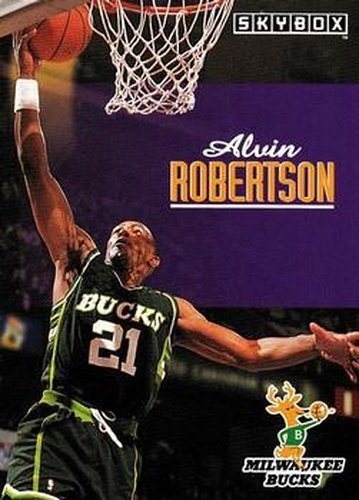 #139 Alvin Robertson - Milwaukee Bucks - 1992-93 SkyBox Basketball