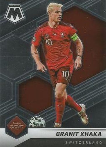 #139 Granit Xhaka - Switzerland - 2021-22 Panini Mosaic Road to FIFA World Cup Soccer