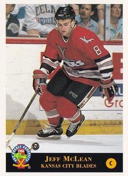 #139 Jeff McLean - Kansas City Blades - 1994 Classic Pro Hockey Prospects Hockey