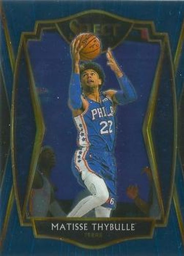 #139 Matisse Thybulle - Philadelphia 76ers - 2020-21 Panini Select - Blue Basketball