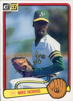 #139 Mike Norris - Oakland Athletics - 1983 Donruss Baseball