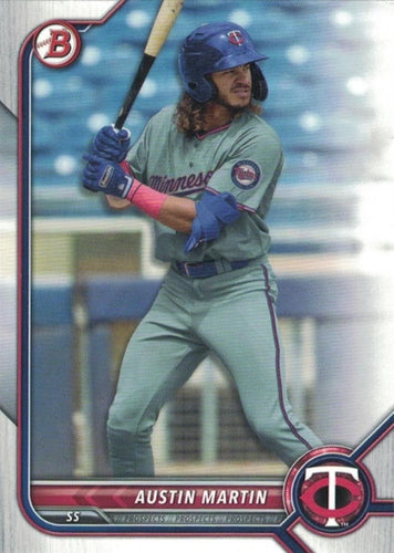 #BP-139 Austin Martin - Minnesota Twins - 2022 Bowman - Prospects Baseball