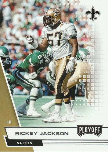 #139 Rickey Jackson - New Orleans Saints - 2020 Panini Playoff Football