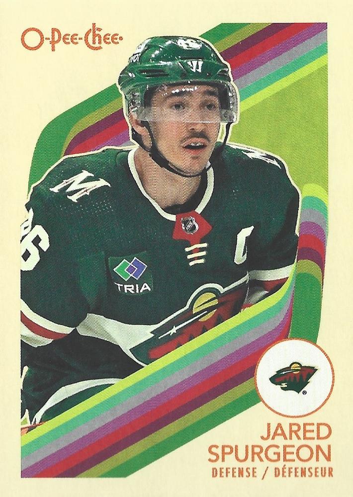 #139 Jared Spurgeon - Minnesota Wild - 2023-24 O-Pee-Chee - Retro Hockey