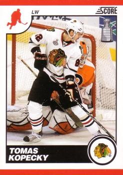 #139 Tomas Kopecky - Chicago Blackhawks - 2010-11 Score Hockey