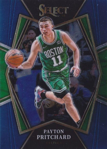 #139 Payton Pritchard - Boston Celtics - 2021-22 Panini Select - Blue Basketball
