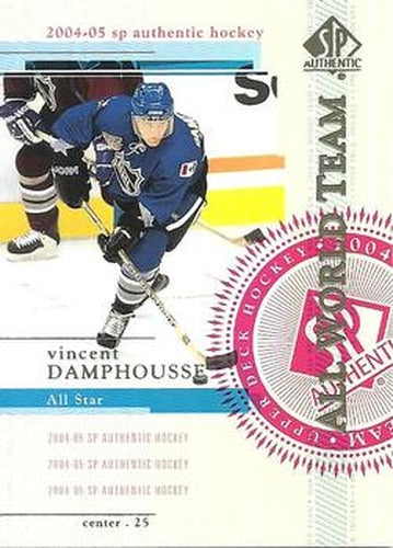 #139 Vincent Damphousse - San Jose Sharks - 2004-05 SP Authentic Hockey
