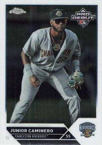 #PDC-139 Junior Caminero - Charleston Riverdogs - 2023 Topps Pro Debut - Chrome Baseball