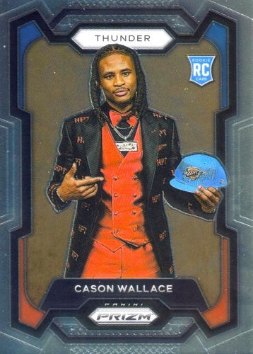 #139b Cason Wallace - Oklahoma City Thunder - 2023-24 Panini Prizm Basketball