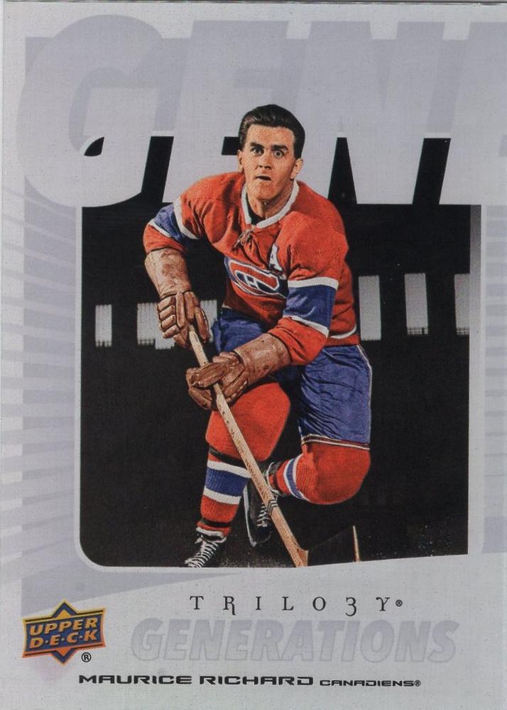 #TG-13A Maurice Richard - Montreal Canadiens - 2023-24 Upper Deck Trilogy - Generations Hockey