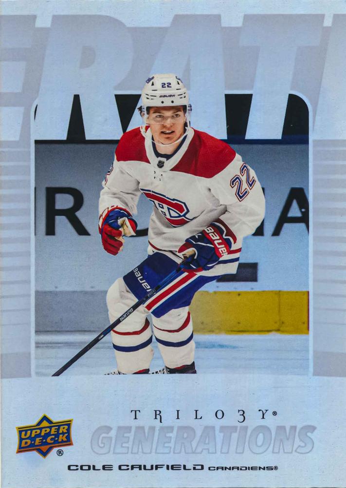 #TG-13B Cole Caufield - Montreal Canadiens - 2023-24 Upper Deck Trilogy - Generations Hockey