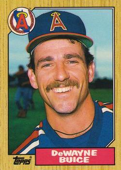 #13T DeWayne Buice  - California Angels - 1987 Topps Traded Baseball