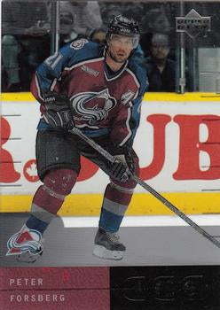 #13 Peter Forsberg - Colorado Avalanche - 2000-01 Upper Deck Ice Hockey