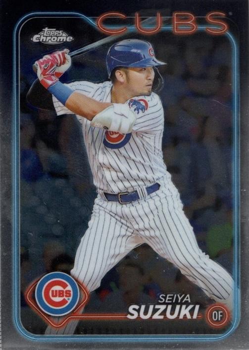 #13 Seiya Suzuki - Chicago Cubs - 2024 Topps Chrome Baseball