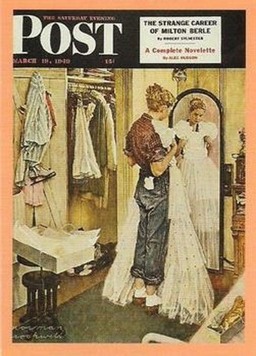 #13 The Prom Dress - 1993 Comic Images Norman Rockwell Saturday Evening Post