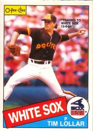 #13 Tim Lollar - Chicago White Sox - 1985 O-Pee-Chee Baseball