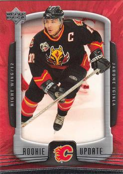 #13 Jarome Iginla - Calgary Flames - 2005-06 Upper Deck Rookie Update Hockey