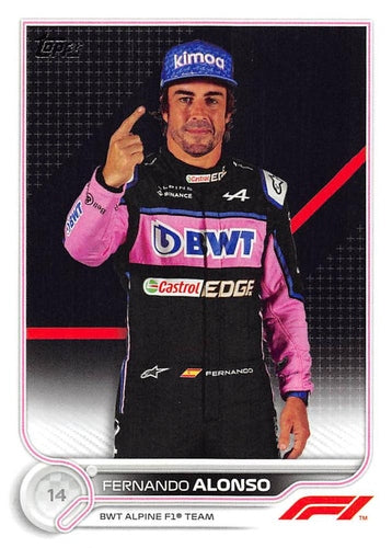 #13 Fernando Alonso - BWT Alpine F1 Team - 2022 Topps Formula 1 Racing