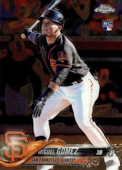 #13 Miguel Gomez - San Francisco Giants - 2018 Topps Chrome Baseball