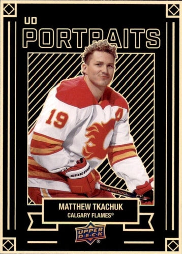 #P-13 Matthew Tkachuk - Calgary Flames - 2022-23 Upper Deck - UD Portraits Hockey