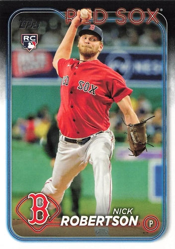 #13 Nick Robertson - Boston Red Sox - 2024 Topps Baseball
