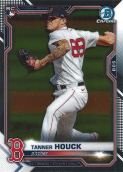#13 Tanner Houck - Boston Red Sox - 2021 Bowman Chrome Baseball