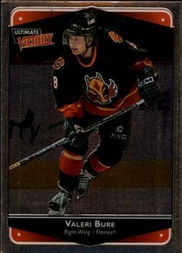 #13 Valeri Bure - Calgary Flames - 1999-00 Upper Deck Ultimate Victory Hockey