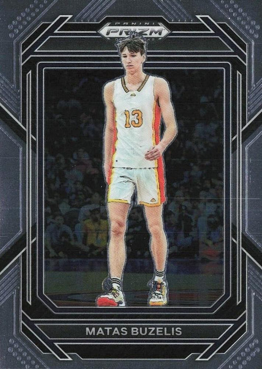 #13 Matas Buzelis - NBA G League Ignite - 2023 Panini Prizm Draft Picks Basketball