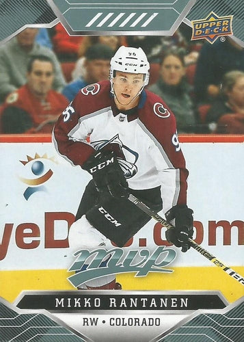 #13 Mikko Rantanen - Colorado Avalanche - 2019-20 Upper Deck MVP Hockey