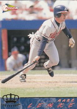 #13 Mark Lemke - Atlanta Braves - 1994 Pacific Baseball
