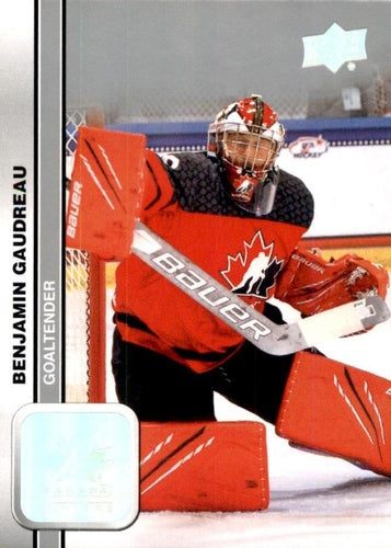 #13 Benjamin Gaudreau - Canada - 2023 Upper Deck Team Canada Juniors Hockey