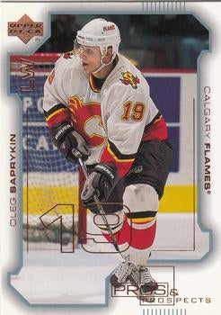 #13 Oleg Saprykin - Calgary Flames - 2000-01 Upper Deck Pros & Prospects Hockey