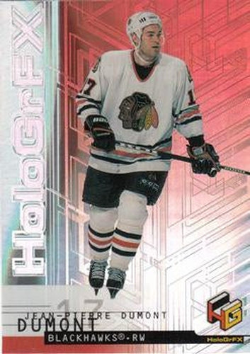 #13 Jean-Pierre Dumont - Chicago Blackhawks - 1999-00 Upper Deck HoloGrFX Hockey