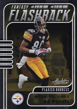 #FF-PB Plaxico Burress - Pittsburgh Steelers - 2020 Panini Absolute - Fantasy Flashback Football