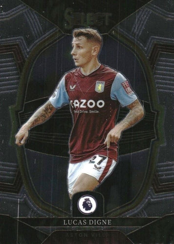 #13 Lucas Digne - Aston Villa - 2022-23 Panini Select Premier League Soccer
