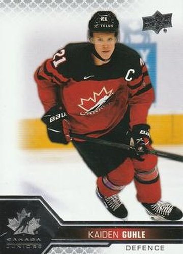#13 Kaiden Guhle - Canada - 2022-23 Upper Deck Team Canada Juniors Hockey
