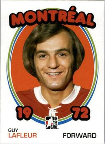 #13 Guy Lafleur - Montreal Canadiens - 2009-10 In The Game 1972 The Year In Hockey