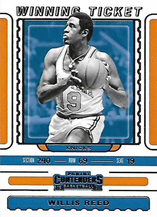 #13 Willis Reed - New York Knicks - 2019-20 Panini Contenders - Winning Ticket Basketball