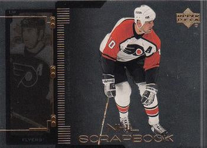 #SB-13 John LeClair - Philadelphia Flyers - 1999-00 Upper Deck - NHL Scrapbook Hockey