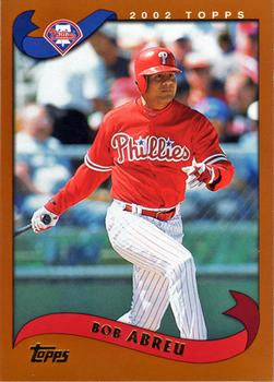 #13 Bob Abreu - Philadelphia Phillies - 2002 Topps Baseball
