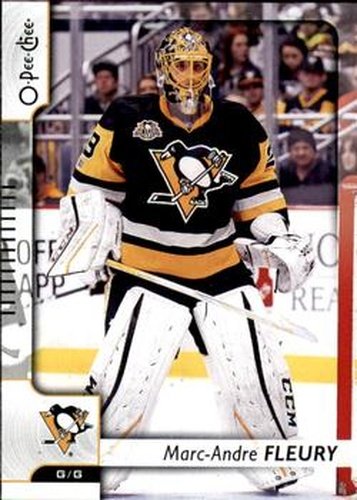 #13 Marc-Andre Fleury - Pittsburgh Penguins - 2017-18 O-Pee-Chee Hockey