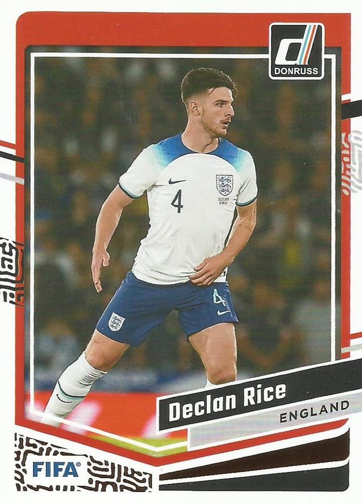 #13 Declan Rice - England - 2023-24 Donruss Soccer