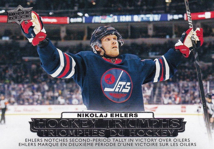 #HT-13 Nikolaj Ehlers - Winnipeg Jets - 2022-23 Upper Deck Tim Hortons - Hockey Triumphs Hockey