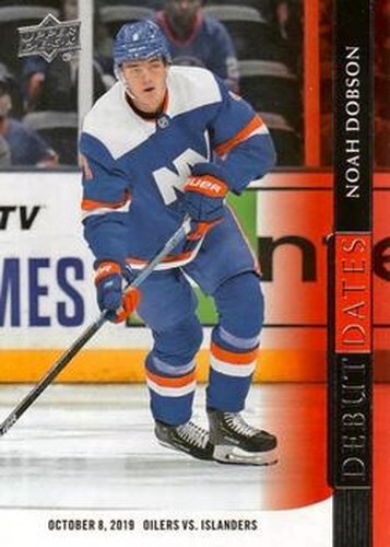 #DD-13 Noah Dobson - New York Islanders - 2020-21 Upper Deck - Debut Dates Hockey