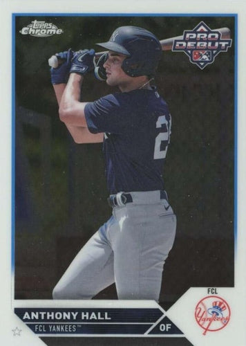 #PDC-13 Anthony Hall - FCL Yankees - 2023 Topps Pro Debut - Chrome Baseball